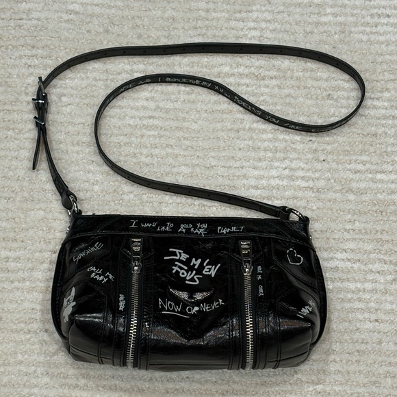Zadig & Voltaire Sunny Mood Graffiti bag, used once like-new - Picture 5 of 15